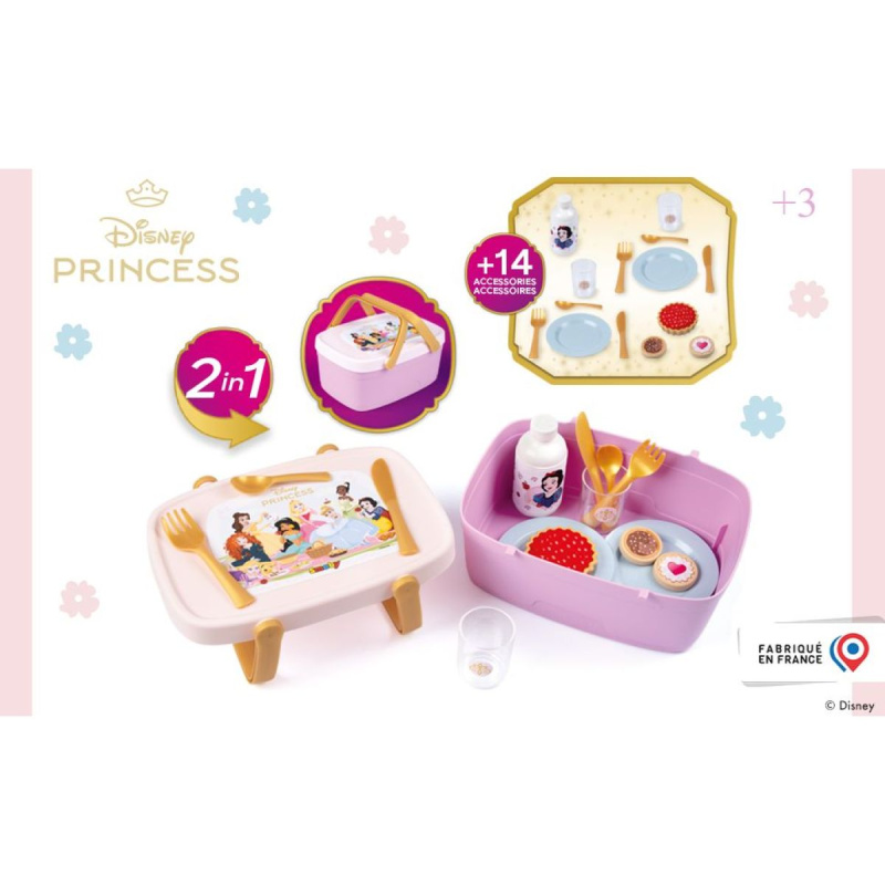 Smoby Disney Princess Piknikový koš  2 v 1