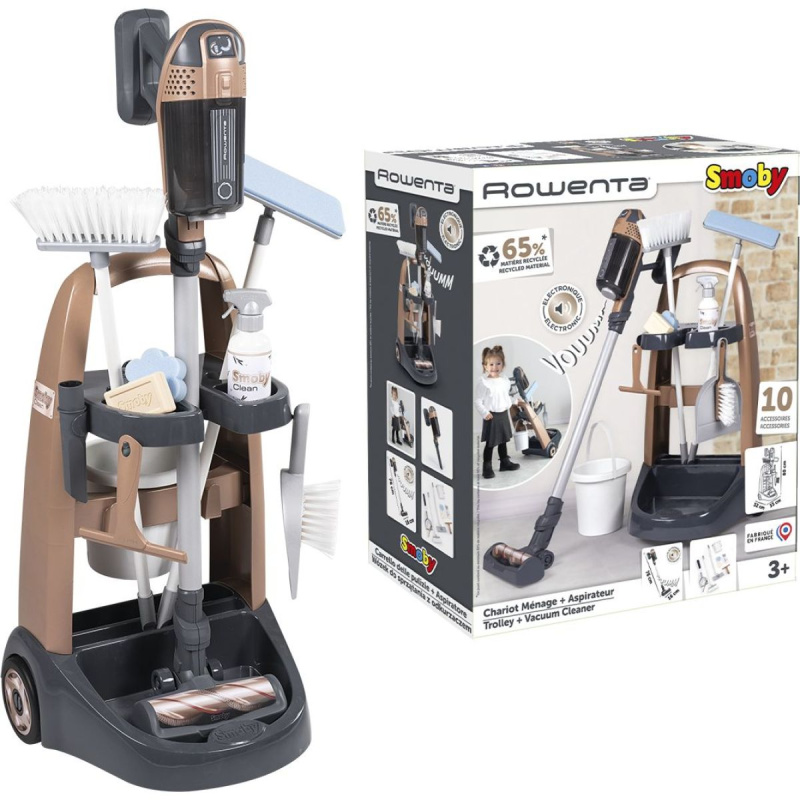 Vozík pro malou uklízečku s vysavačem Rowenta