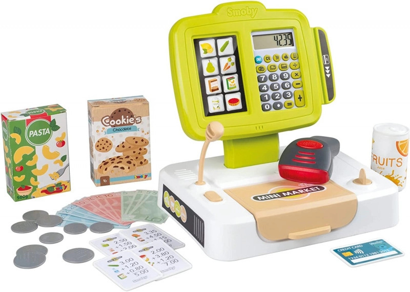 Smoby elektronické pokladny v supermarketech