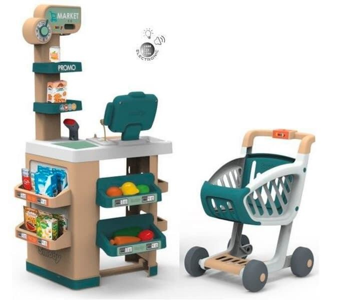 Smoby supermarket s příslušenstvím