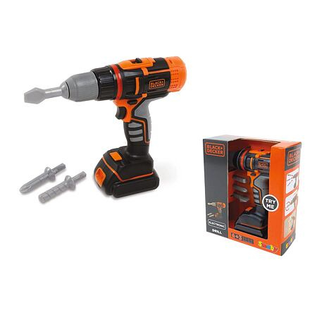 Smoby Black&Decker elektronická aku vrtačka/šroubovák