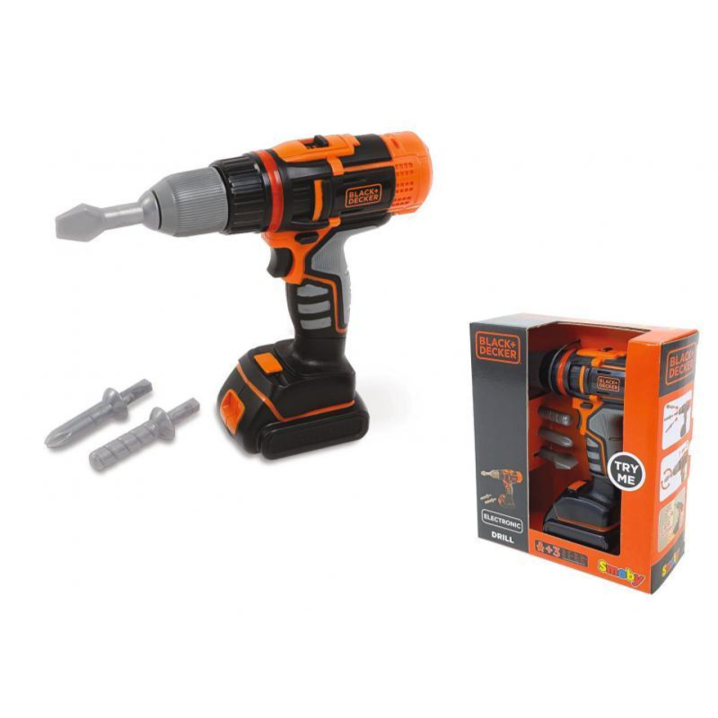 Smoby Black&Decker elektronická aku vrtačka/šroubovák