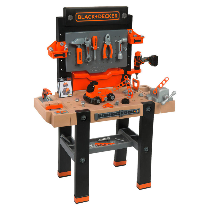 Smoby Black&Decker Velká pracovní dílna Ultimate, zvuk
