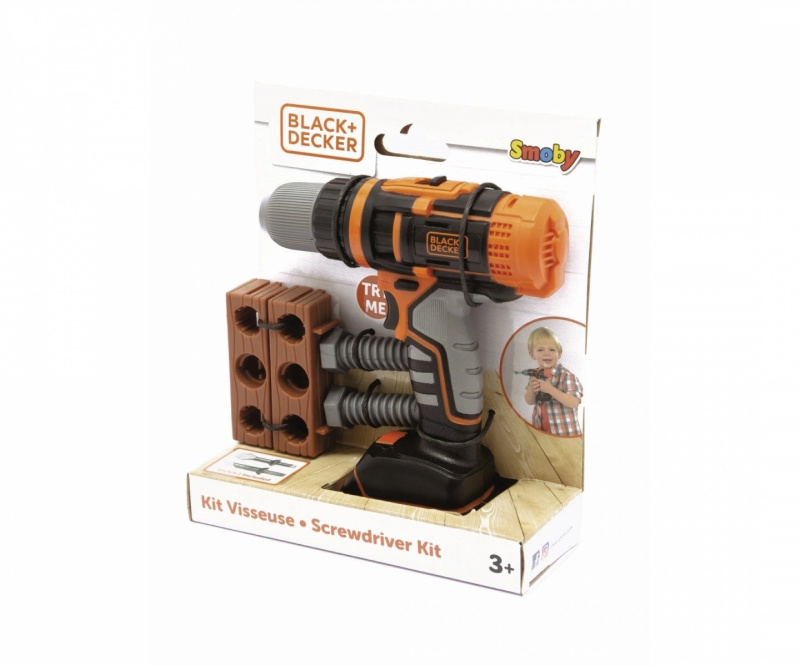 Smoby Black & Decker Šroubovák vrtačka a příslušenství