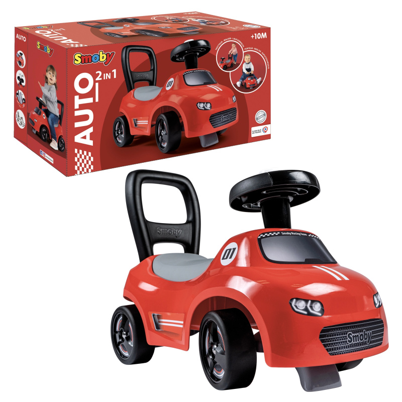 Smoby Odrážedlo Auto Červené