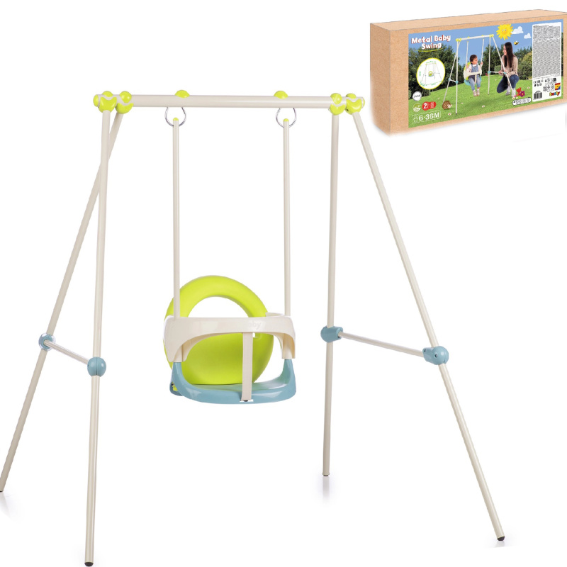 Smoby Houpačka Baby 120 cm, kovová konstrukce SM 830304
