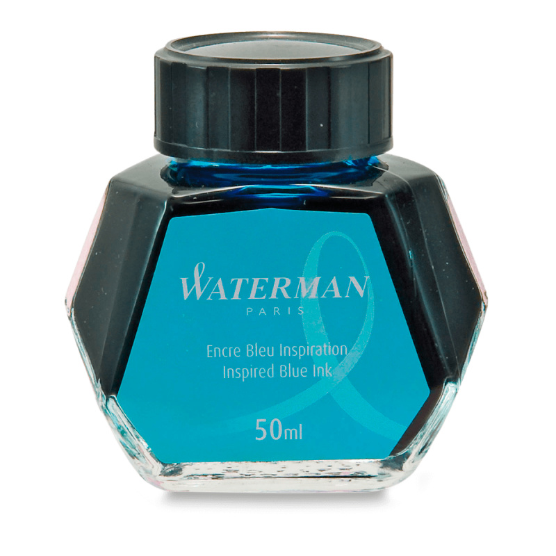 Lahvičkový inkoust Waterman světle modrý Waterman