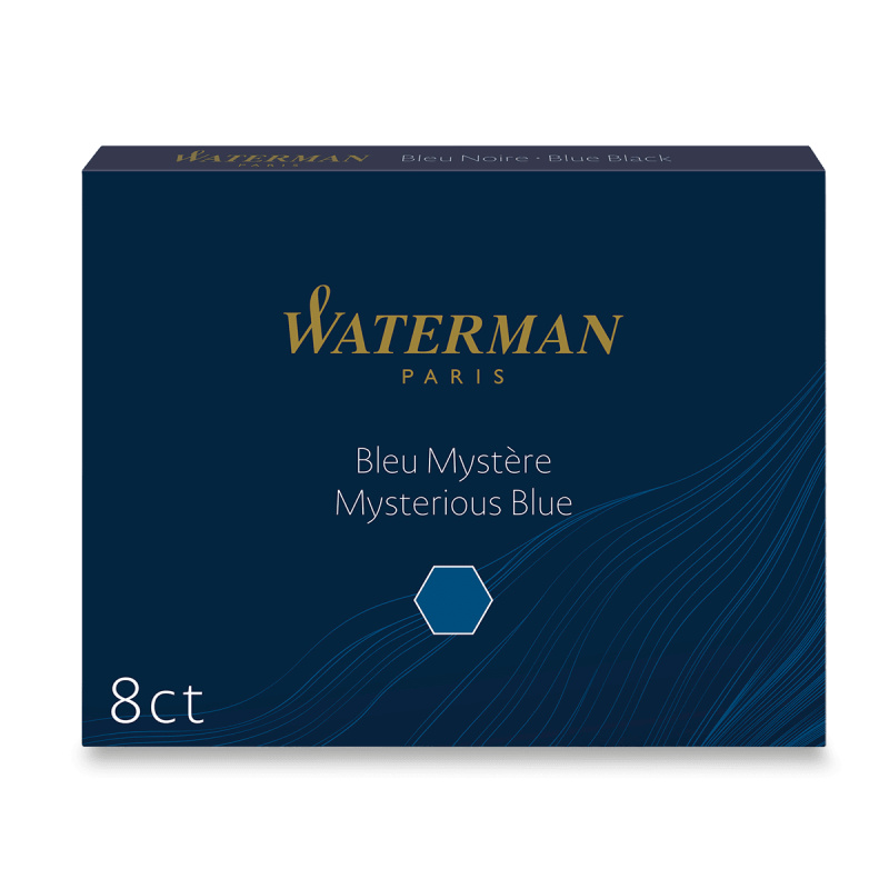 Inkoustové bombičky Waterman standardní modročerné Waterman