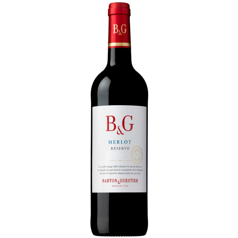 Barton & Guestier Merlot Reserva 13,5 % 0,75 l