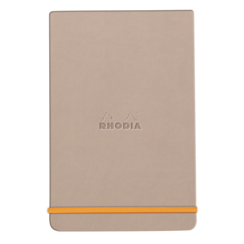 Zápisník Rhodia s pevnými deskami 9x14cm – Rose smoke