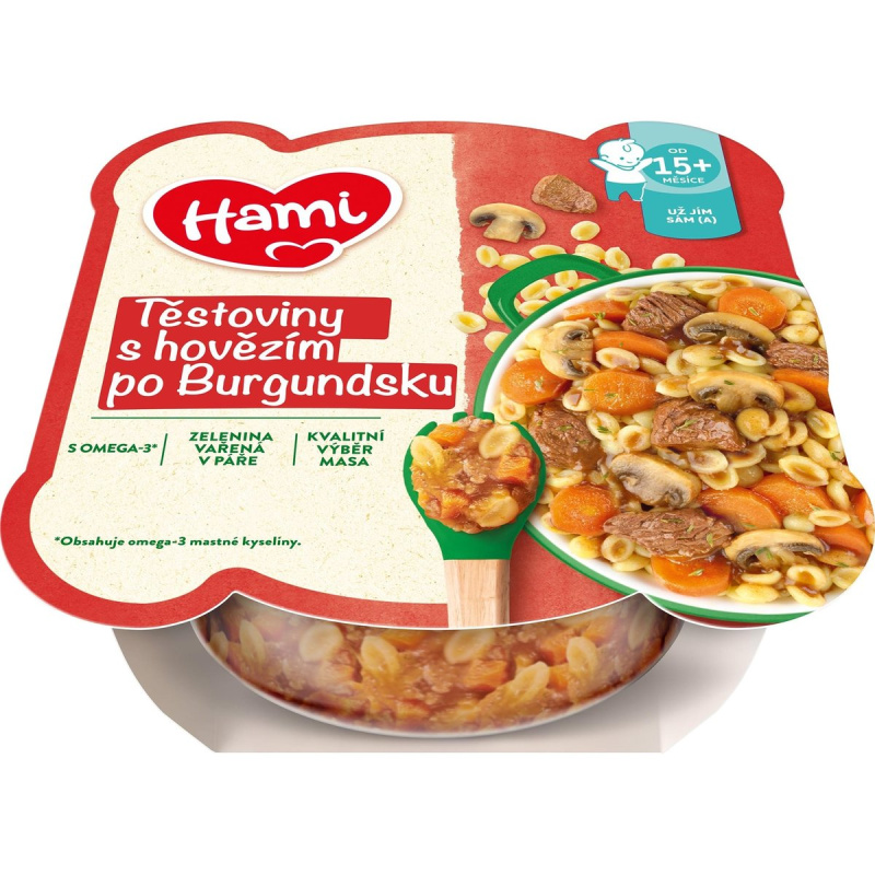 Hami Masozeleninový talířek Hovězí po Burgundsku