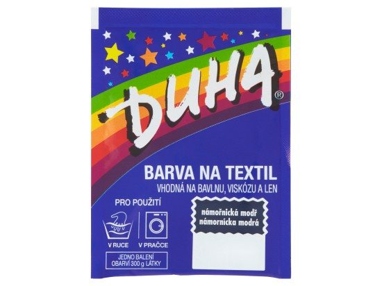 Duha barva na textil č.20 - 15g Námořnická Modrá
