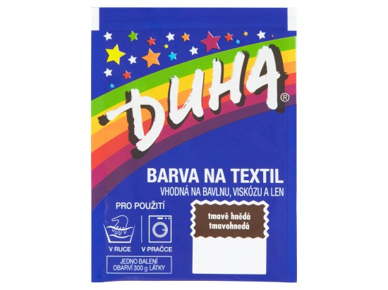 Duha barva na textil č.41 - 15g Tmavohnědá