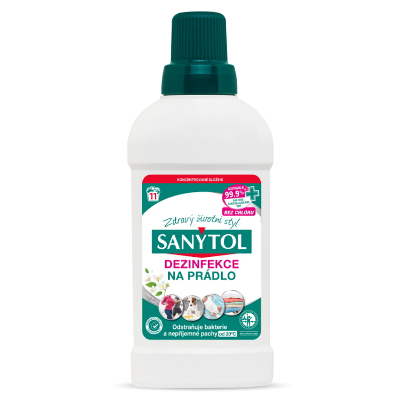 Sanytol Dezinfekce na prádlo – bílé květy (500 ml)