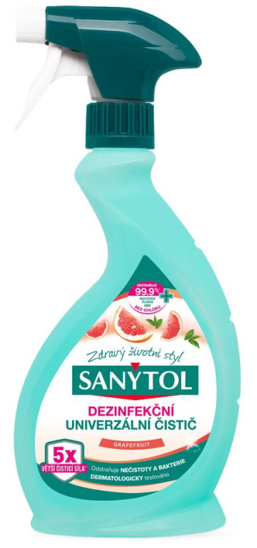 Sanytol Dezinfekční univerzální čistič – grapefruit (500 ml)
