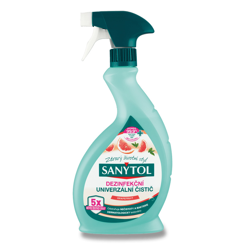 Sanytol Dezinfekční univerzální čistič – grapefruit (500 ml)