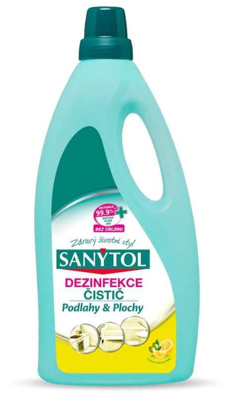 Dezinfekční čistič podlah Sanytol, citrus1 l