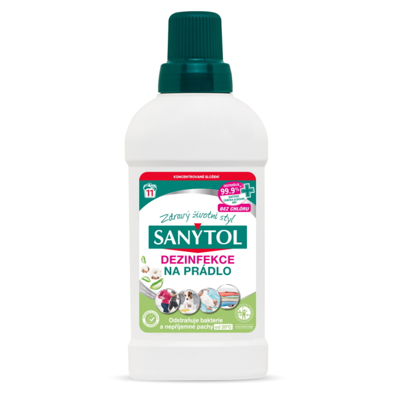 Sanytol Dezinfekce na prádlo s vůní aloe vera a květů bavlny