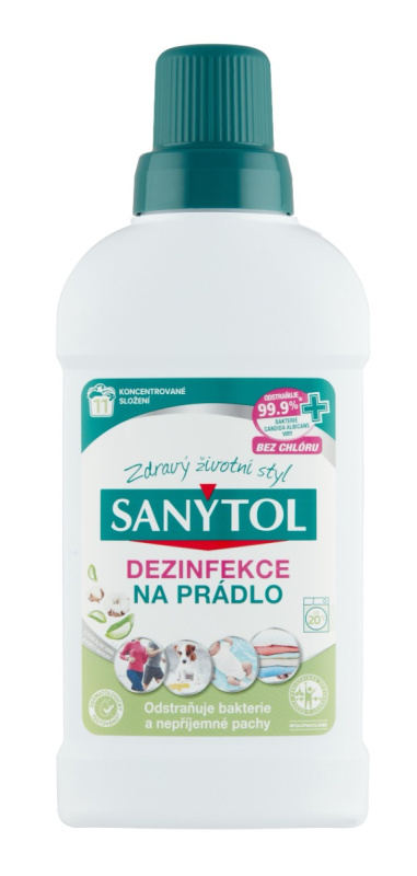 Sanytol Dezinfekce na prádlo s vůní aloe vera a květů bavlny