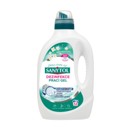 SANYTOL Prací gel Bílé květy 53 PD 2,65 l