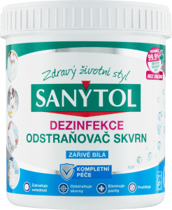 Sanytol Dezinfekce odstraňovač skvrn – zářivě bílá