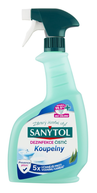 Dezinfekční čistič na koupelny Sanytol, 500 ml