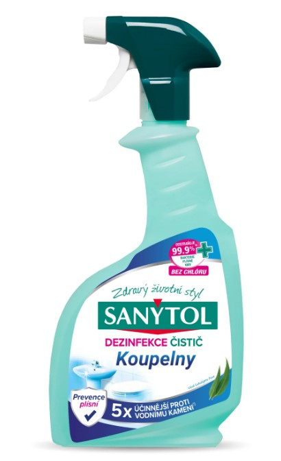 Dezinfekční čistič na koupelny Sanytol, 500 ml