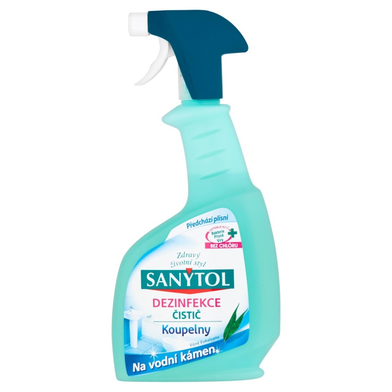 Dezinfekční čistič na koupelny Sanytol, 500 ml