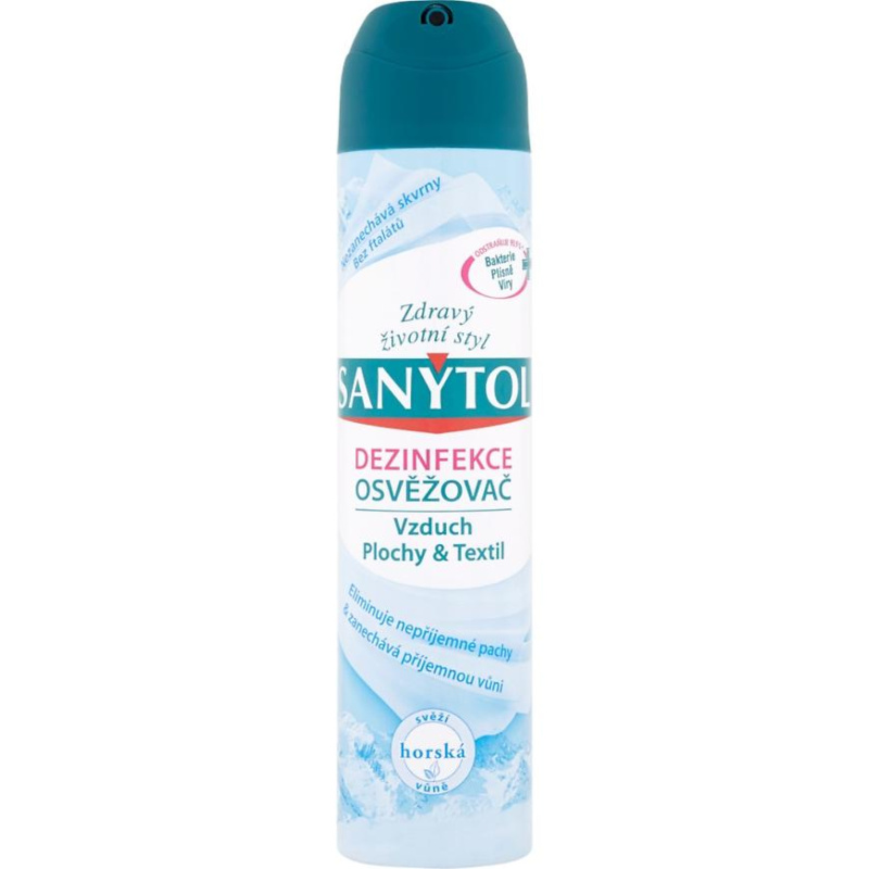 Dezinfekční osvěžovač vzduchu Sanytol - horská vůně, 300 ml