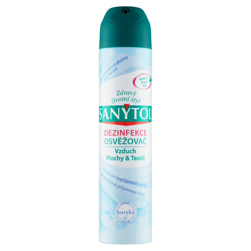 Dezinfekční osvěžovač vzduchu Sanytol - horská vůně, 300 ml