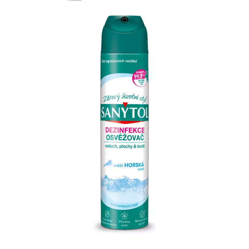 Dezinfekční osvěžovač vzduchu Sanytol - horská vůně, 300 ml