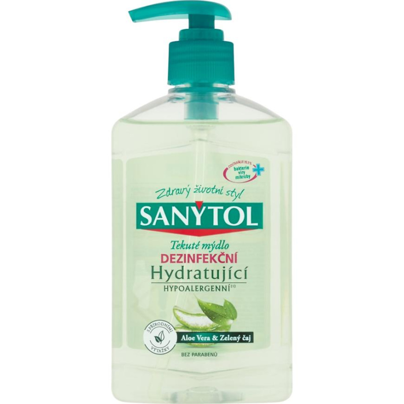 Tekuté mýdlo Sanytol - dezinfekční, hydratační, 250 ml