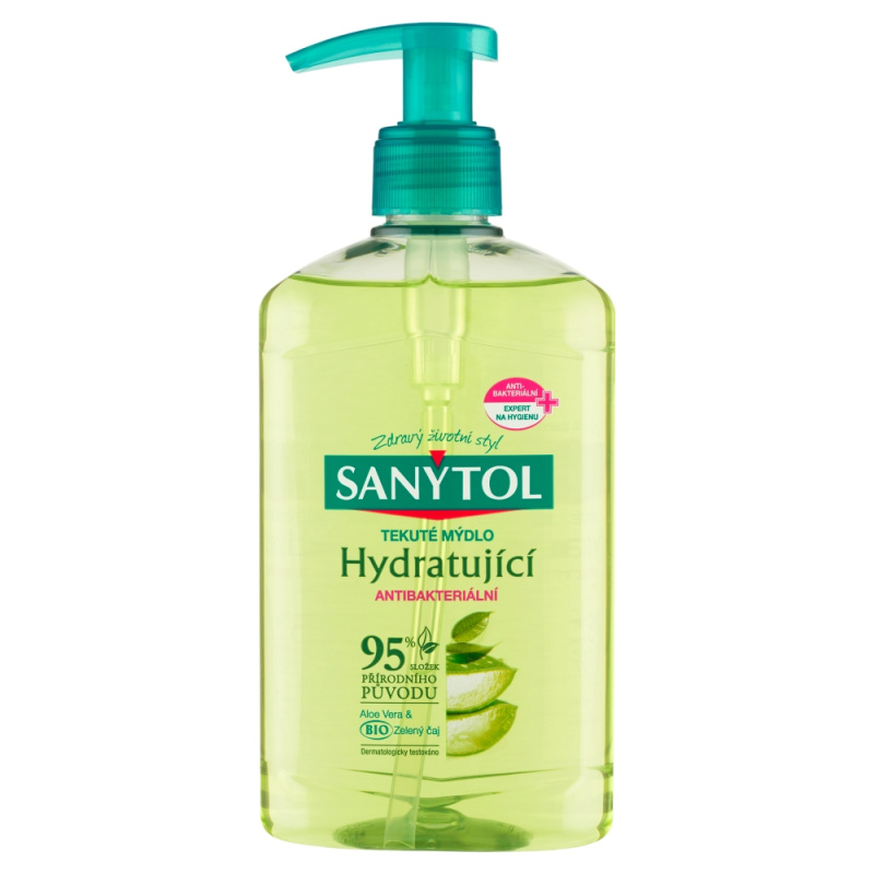 Tekuté mýdlo Sanytol - dezinfekční, hydratační, 250 ml