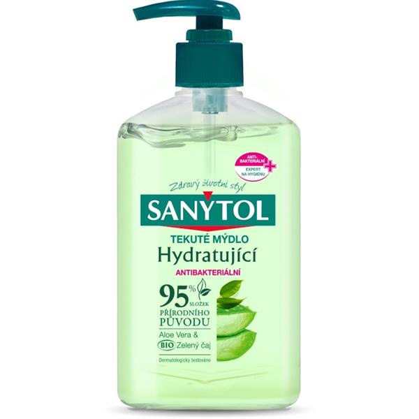 Tekuté mýdlo Sanytol - dezinfekční, hydratační, 250 ml