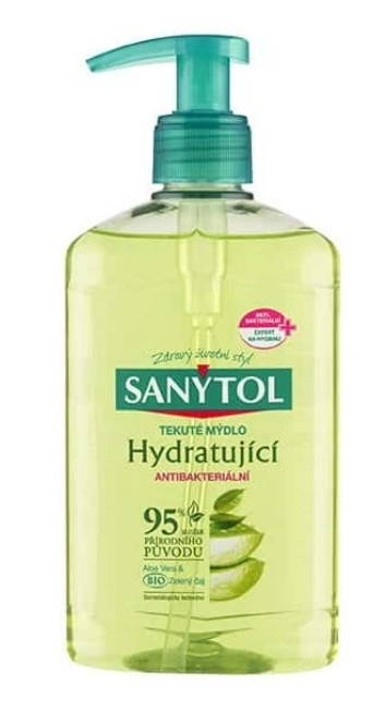 Tekuté mýdlo Sanytol - dezinfekční, hydratační, 250 ml