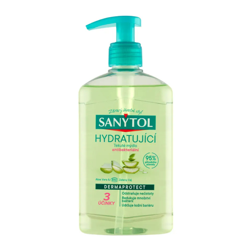 Tekuté mýdlo Sanytol - dezinfekční, hydratační, 250 ml