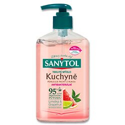 Sanytol Kuchyně - tekuté mýdlo - 250 ml, Limetka & Grapefruit