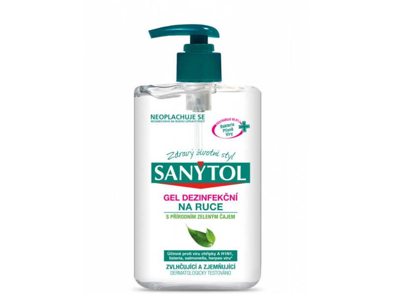 Dezinfekční gel na ruce Sanytol - 250 ml