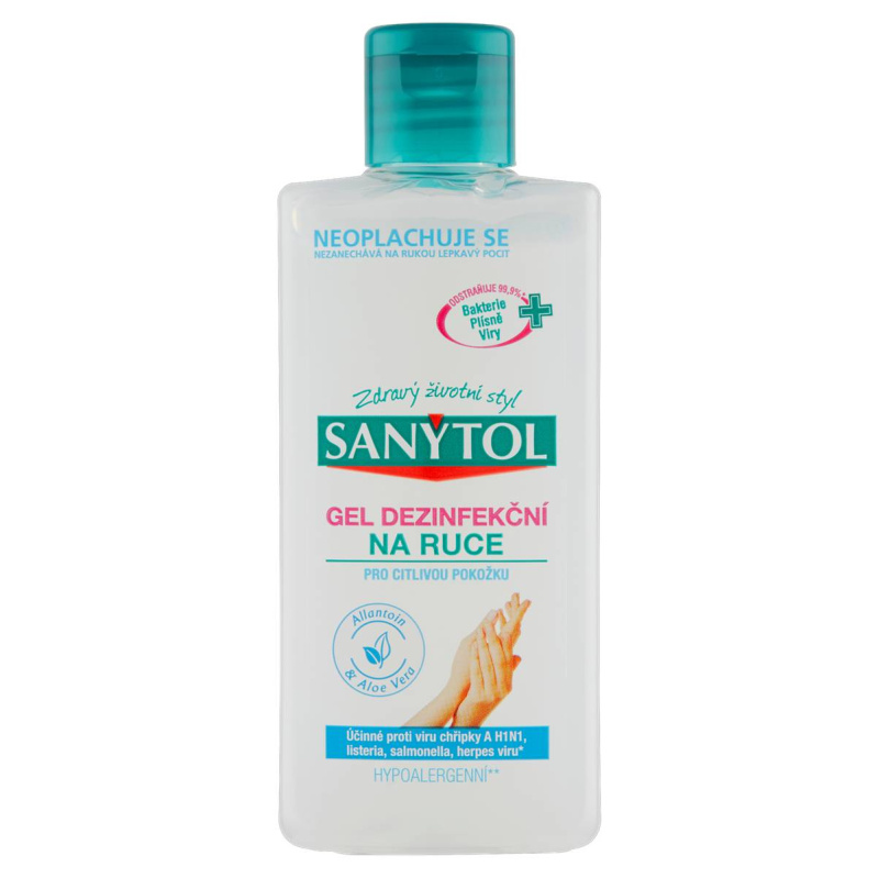 Sanytol dezinfekční gel na ruce 75 ml - hypoalergenní