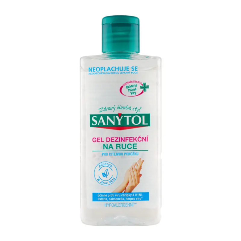 Sanytol dezinfekční gel na ruce 75 ml - hypoalergenní