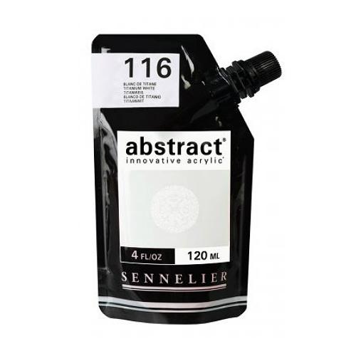 Akrylová barva Abstract 120ml - Titanium White 116, bílá