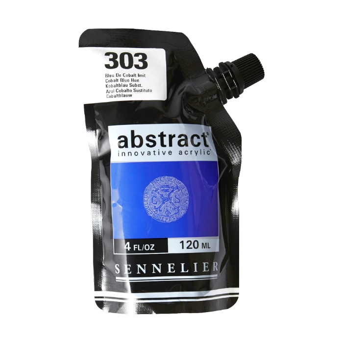 Akrylová barva Abstract 120ml - Cobalt Blue Hue 303, jasně modrá