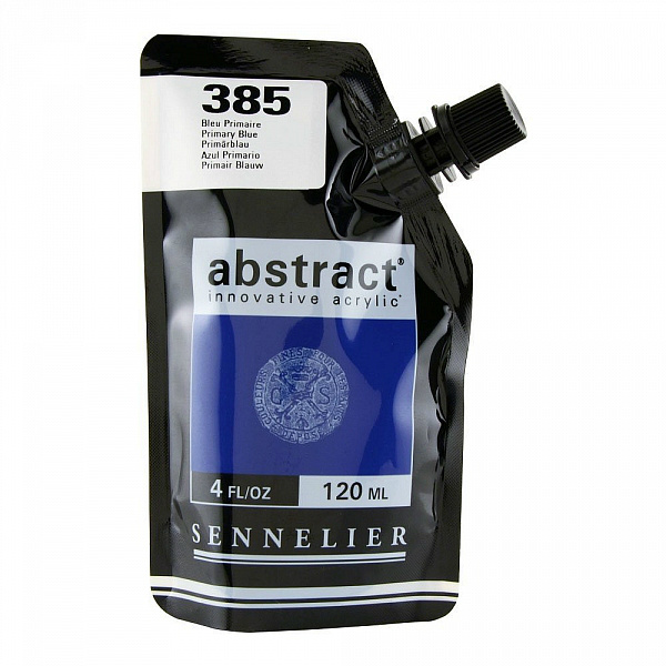 Akrylová barva Abstract 120ml - Primary Blue 385, námořnická modř