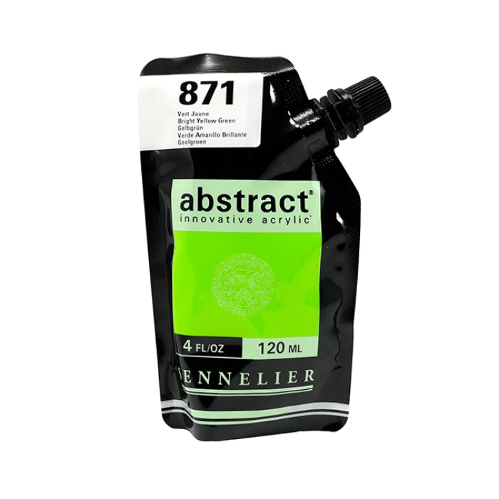 Akrylová barva Abstract 120ml - Bright Yellow Green 871, limetková