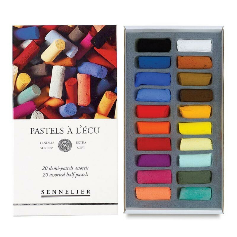 Suchý pastel Sennelier - sada 20 ks - 1/2