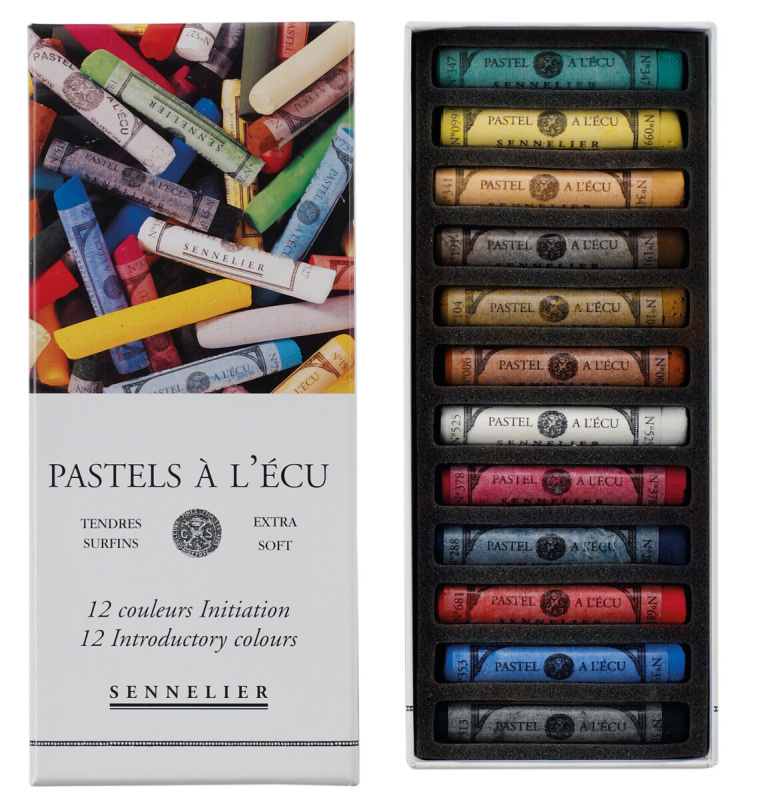 Sada suchých pastelů Sennelier 12ks základní odstíny