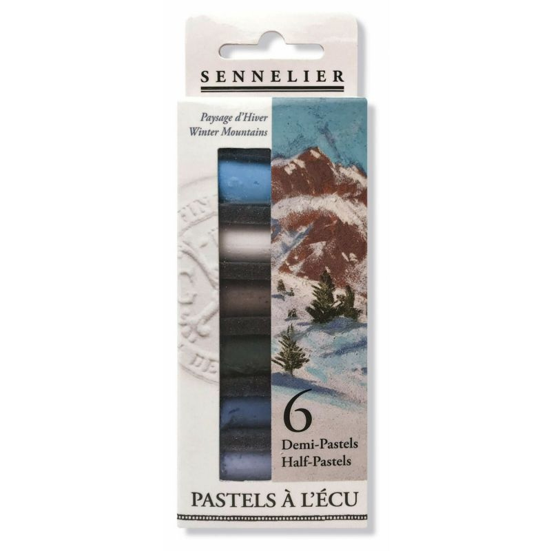 Pastely měkké Sennelier Winter Mountains (6ks)