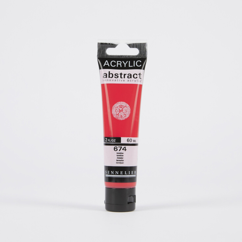 Akrylová barva Abstract Sennelier - 674 Vermilion, 60 ml