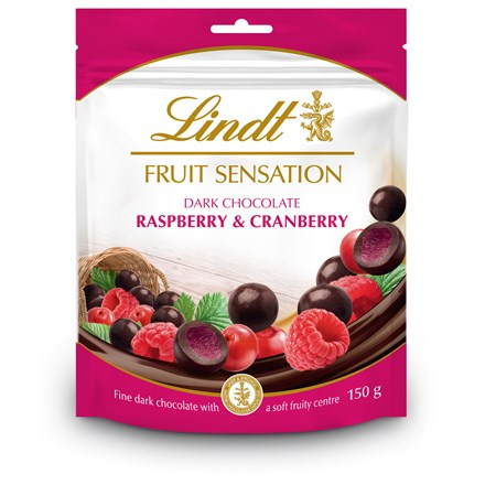 Lindt Sensation maliny/brusinky 150 g