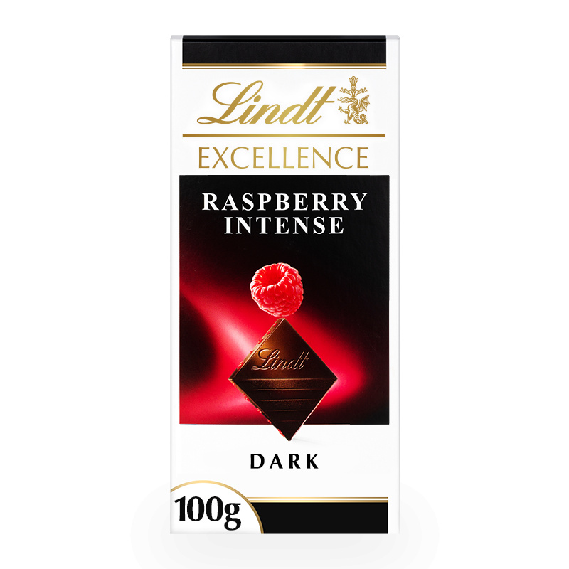 Lindt Čokoláda EXCELLENCE Hořká s kousky malin